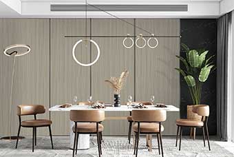 九江轻奢风格-餐厅