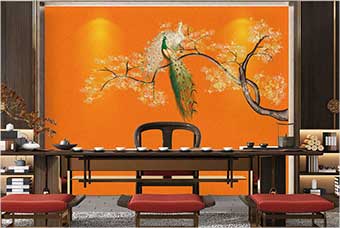 九江森佰汇航空纤维墙咔（春花秋月）