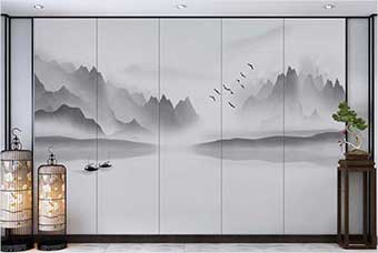 九江森佰汇航空纤维（山水画系列）